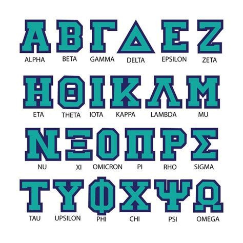Greek Alphabet Svg Greek Letters Svg Fraternity Letters Svg Etsy