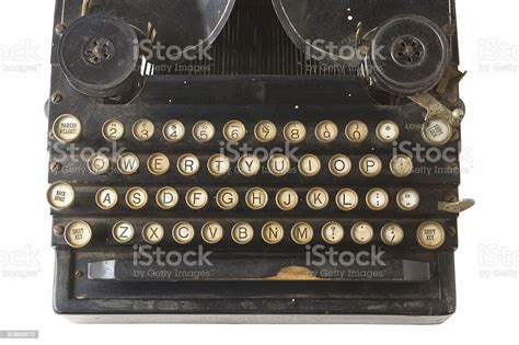 Antique Typewriter Keyboard Stock Photo Download Image Now 1900