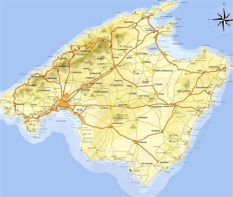 Pro Voyages Carte Et Plan Majorque