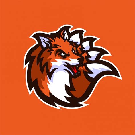Fox Esport Gaming Mascot Logo Template Vector Premium Download