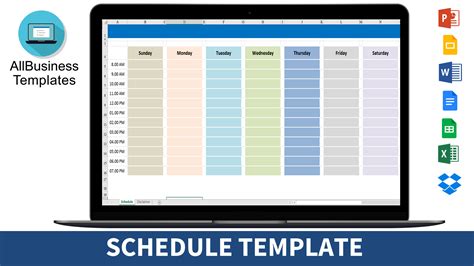 Schedule Template Templates At