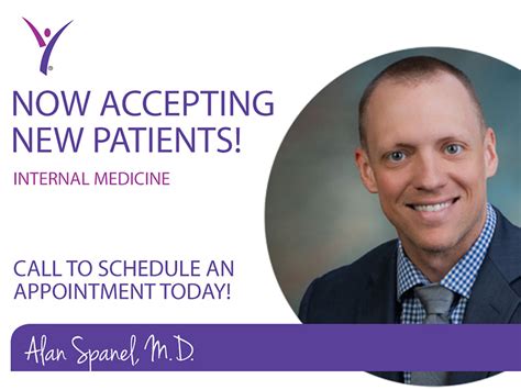 Now Accepting New Patients Alan Spanel Md Internal Medicine