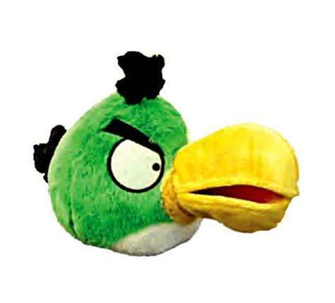 Angry Birds Toucan 5 Plush Green Bird With Sound Commonwealth Toys