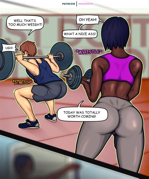 Gym Futa On Male Comic By Mikkinsfw Hentai Foundry