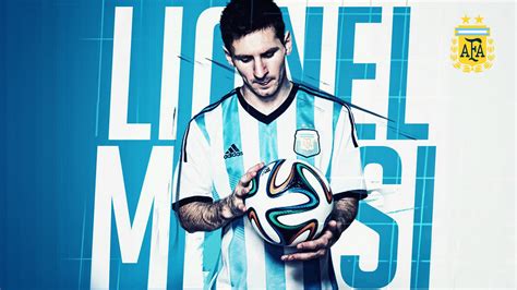 Lionel Messi Argentina Is Wearing Blue White Sports Dress Hd Messi