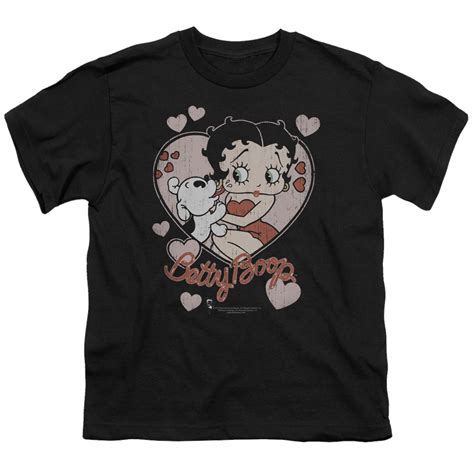 Betty Boop Classic Kiss Youth T Shirt Sons Of Gotham