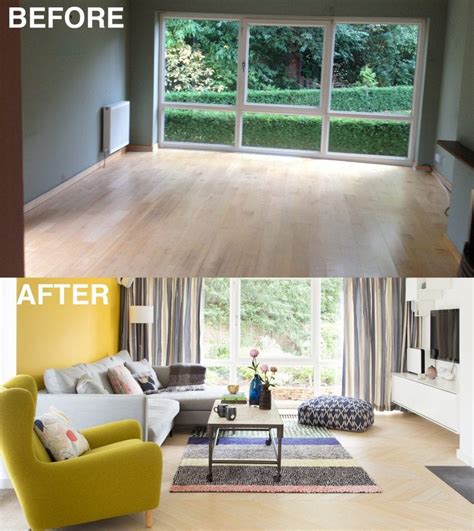 Before And After Cramped Home To Entertainment Spot In Eclectic Design