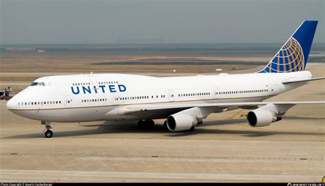 N107ua United Airlines Boeing 747 422 Photo By Severin Hackenberger