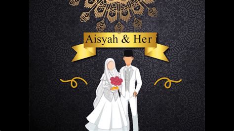 Sekarang ini kita juga bisa membuat undangan digital. Template Video Undangan Pernikahan Islami - Wedding ...