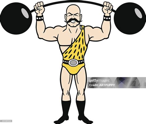 Vintage Strongman High Res Vector Graphic Getty Images
