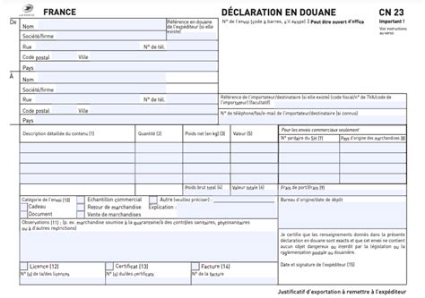 Déclaration En Douane Simplifiée Guide Complet Pour Le Cn23 Byrd