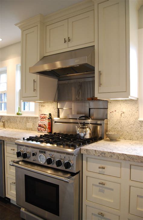 Full door base on casters. Professional 30" stove, stainless steel and granite ...