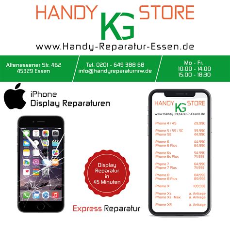 iPhone-Preise - Handy-Reparatur-Essen