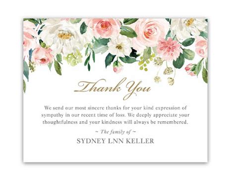 Funeral Thank You Card Wording What To Say For Sympathy Condolences