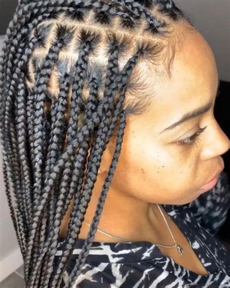 This place has been doing my lovely natural hair for years and i never have an issue. Beautiful Knotless Box Braids san Antonio | African hairstyles