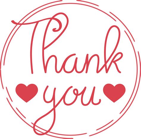 Thank You With Heart Transparent Thank You Clipart Hd Png Download
