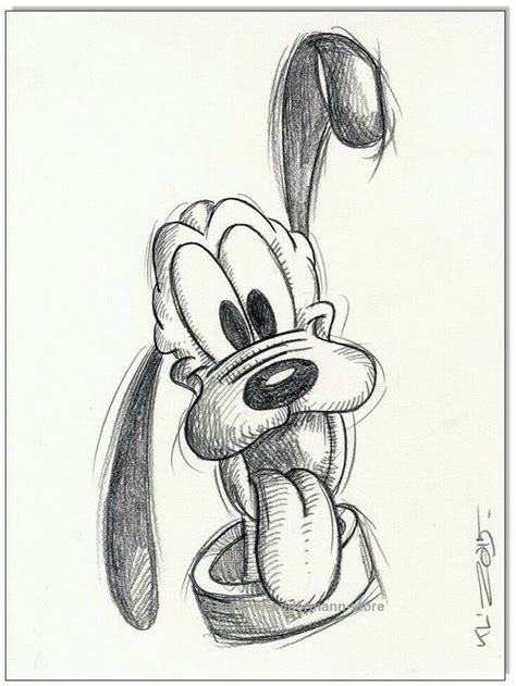 Disney Drawings Step By How Drawing Characters At Paintingvalley Com