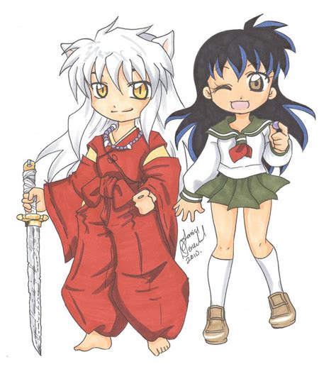 Chibi Inuyasha And Kagome By Animejanice On Deviantart