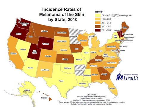 Cancer Rates By State Map Map