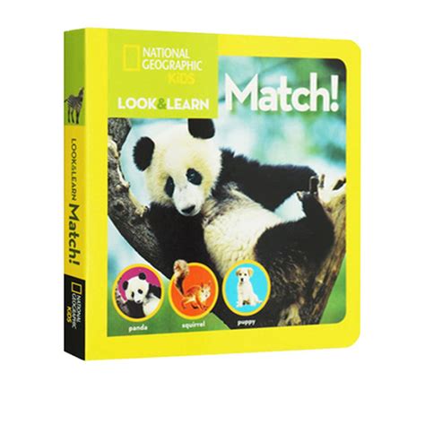 Original English National Geographic Kids Look And Learn Match