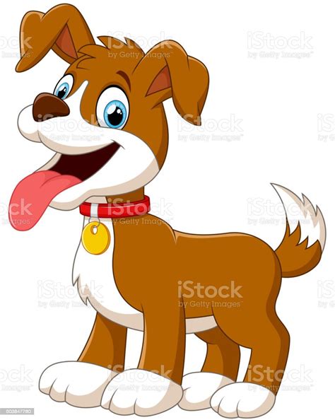 Cute Fun Dog Cartoon Stock Illustration Download Image Now Animal