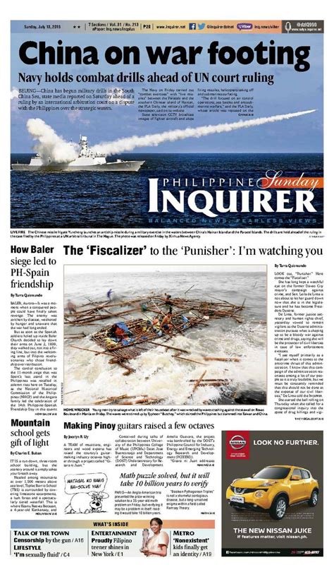 Philippine Daily Inquirer Newspaper 09 July 2016 Gramedia Digital Free Nude Porn Photos