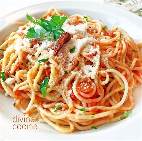 Cómo preparar carne con tomate (o magro con tomate). Receta de espaguetis arrabbiata | RECETAS | Espaguetis ...