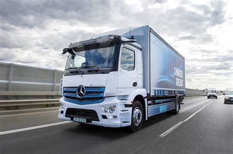 First Mercedes Benz Eactros Electric Trucks Arrive In Romania