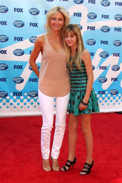 Heather Locklear And Ava Sambora Arriving At The Amerian Idol Season
