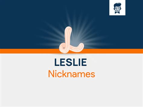 Leslie Nicknames 600 Cool And Catchy Names Brandboy