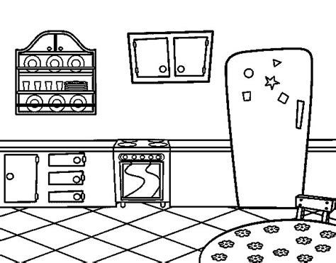 Otras sugerencias relacionadas con dibujos de cocina para colorear Dibujo de Cocina office para Colorear - Dibujos.net