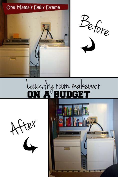 Laundry room redo on a budget. Laundry room makeover on a budget