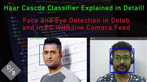haar cascade classifier explained face and eye detection using python with colab and live
