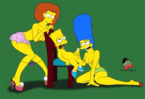 Bart Simpson Croc Artist Marge Simpson Maude Flanders The