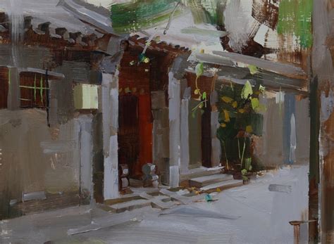 Qiang Huang A Daily Painter Beijing Hutong 2014 9