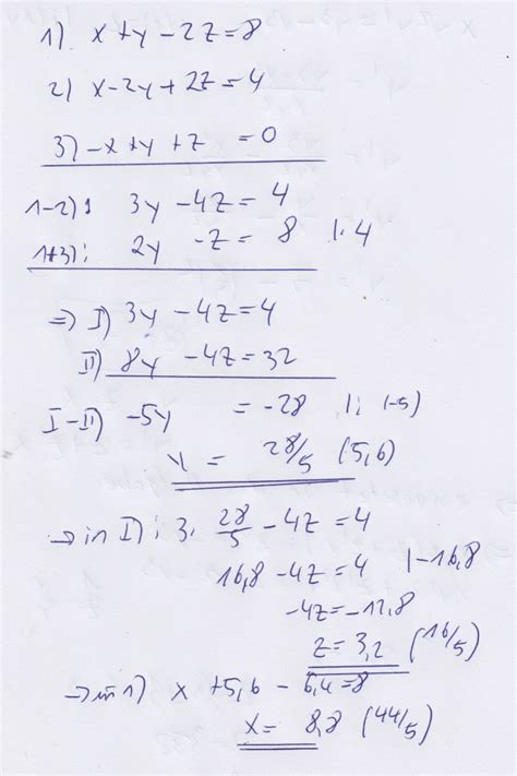 Es gibt drei bekannte lösungsverfahren für solche gleichungssysteme: Einsetzungsverfahren 3 Variablen | Mathelounge