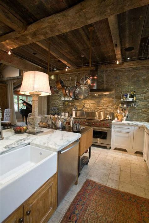 20 Enchanting Stone Kitchen Ideas Bring Natural Feel Into Modern Homes