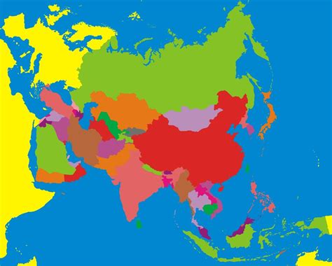 East Asia Map Countries