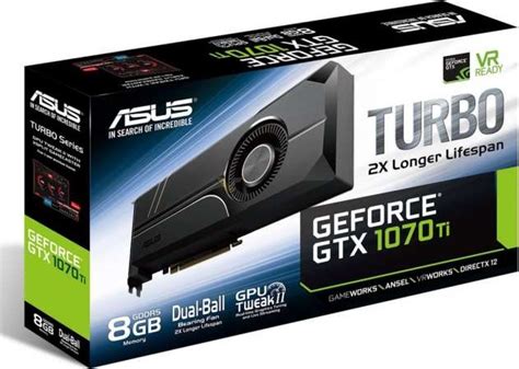 Asus Turbo Geforce Gtx Ti G Graphics Card Gb Gddr Bit