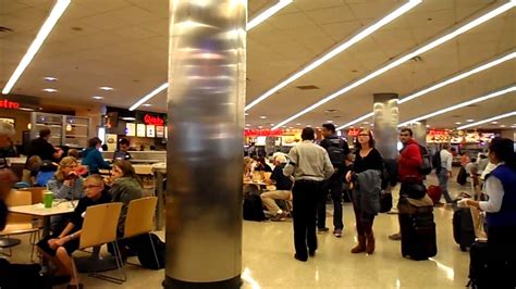 Atlanta airport, 6000 n terminal pkwy concourse a (8,673.67 km) 30320 atlanta, georgia. Atlanta Airport Concourse-E Food court - YouTube