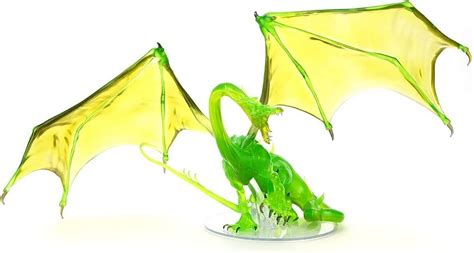 Dandd Miniatures Adult Emerald Dragon Premium Figure Imagocz