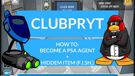 Club Penguin Rewritten: Become a PSA Agent+Hidden Item ...