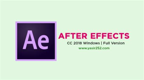After Effects Cc 2018 Full Download Review Free
