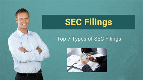 Sec Filings Importance Top 7 Types Of Sec Filings Youtube