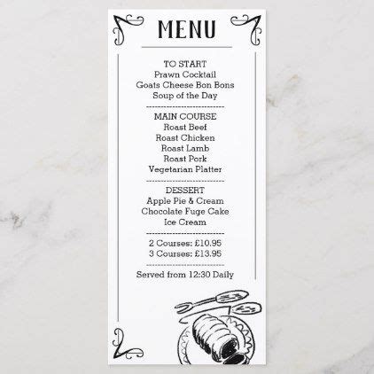 More menu open more menu. Special Dinner Menu Description. | Zazzle.com | Dinner menu, Special dinner, Menu