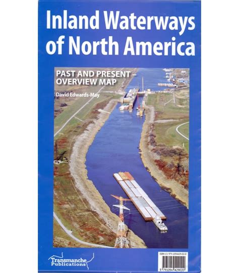 Inland Waterways Of North America Map 2nd Edition 2019