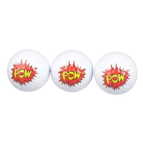 Nitro Novelty Golf Balls Pow Wow