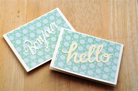Sale Hello Mini Cards Set Of 3 Blank Cards Enclosure