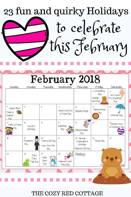 23 Fun Holidays To Celebrate With Your Kids In February Kids