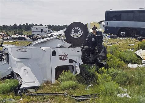 Police Confirm Multiple Deaths In Horrific Bus Crash In New Mexico